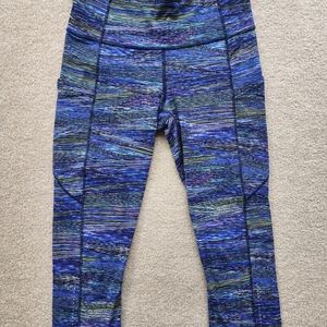 Lululemon Fast and Free Reflective High-Rise Crop 19"
